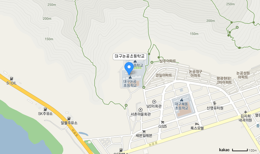 학교 찾아오시는 길 지도
